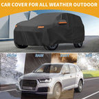 Car Cover Waterproof All Weather for Honda Pilot (2016–2023) 190T-PU Zipper