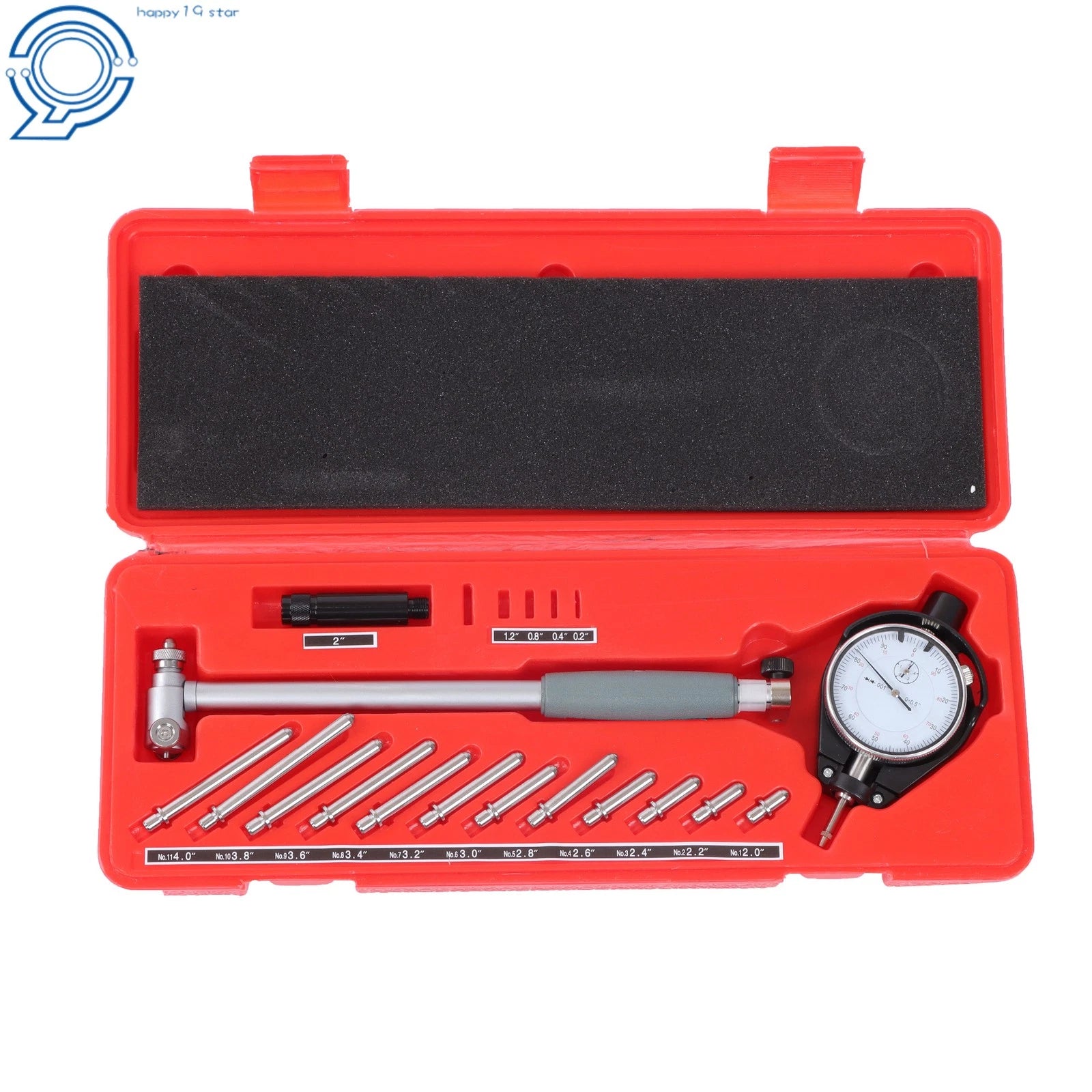 2-6" Dial Bore Gage Gauge .0001" for Engine Cylinder Measuring Hole