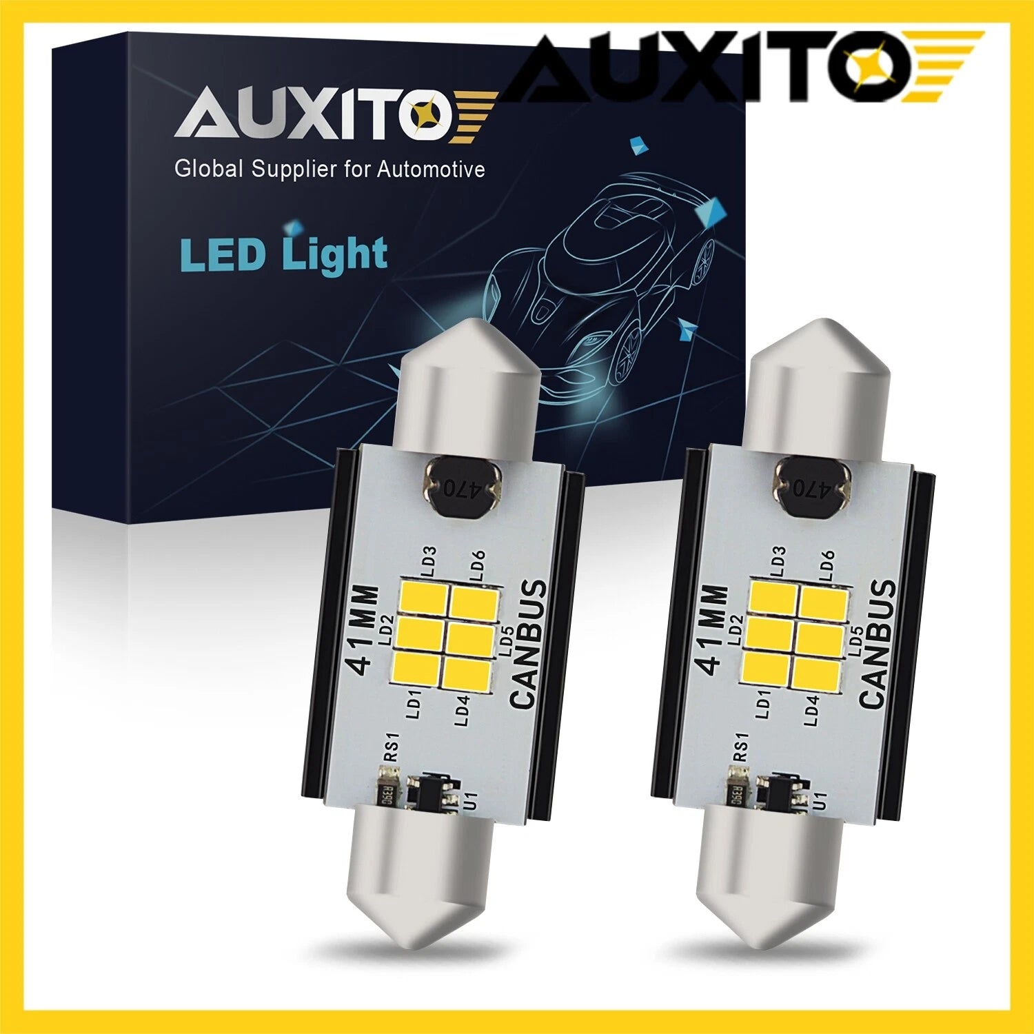 2X LED Interior Dome Map Light Bulbs for Chevy