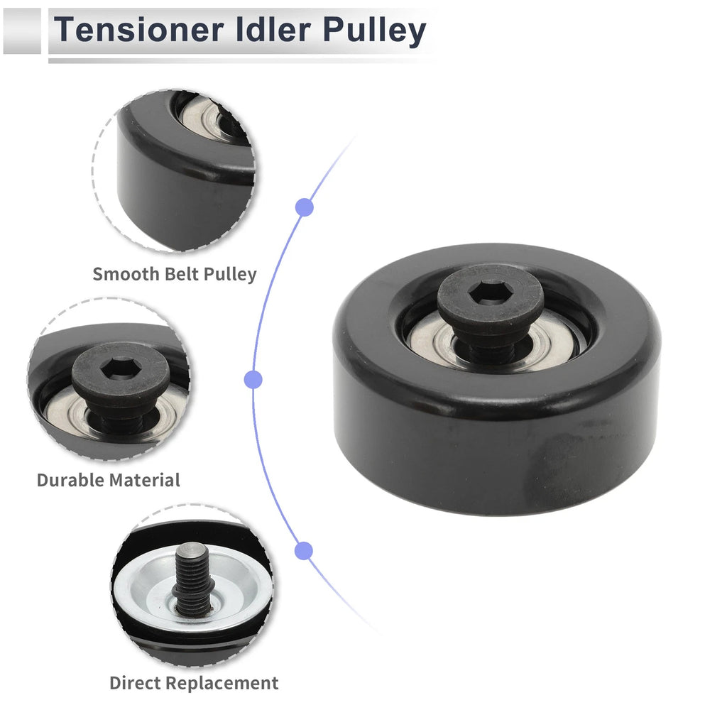 Drive Belt Idler Pulley for Hyundai Sonata (2006–2010) No. 2528727001
