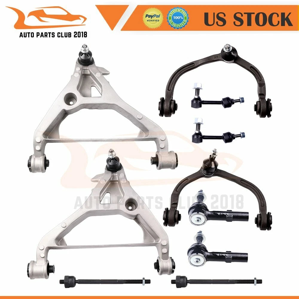 Set of 10 Front Upper Lower Control Arms Suspension Kit for Ford Expedition (2005–2006)