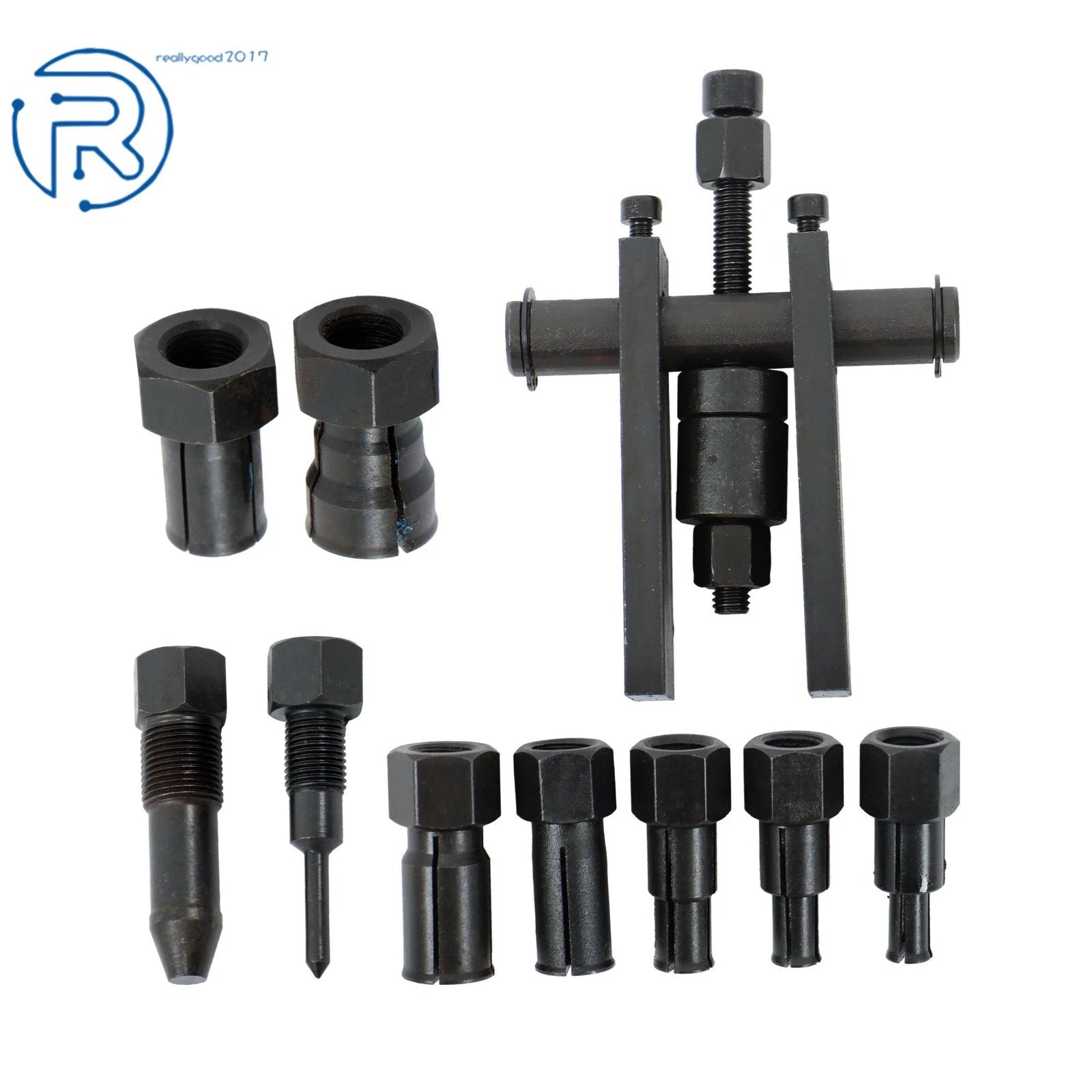 10 Piece Blind Hole Bearing Puller Tool Kit for Motorcycle 