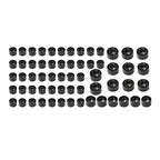 Engine Bolt Caps Cover Kit  Black for Harley Twin Cam Road Glide (1999-2006)