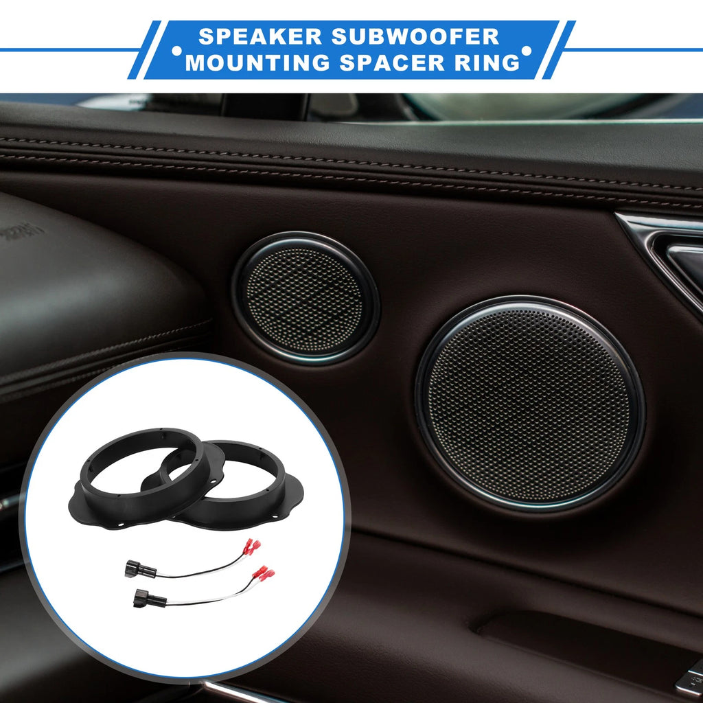 Set of 2 Speaker Spacer Rings for Ford Explorer (6.5")