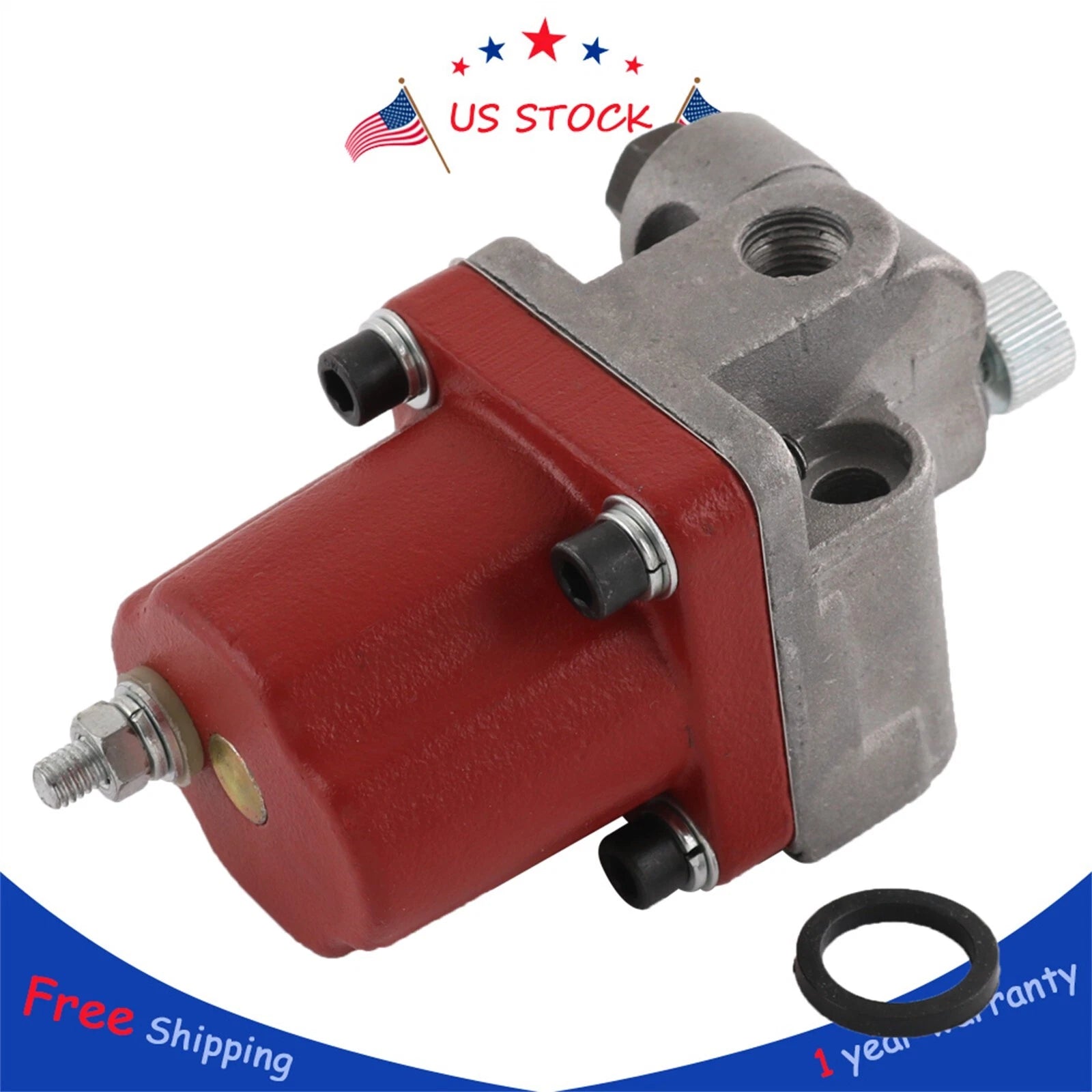 Fuel Shutoff Solenoid Valve for Cummins NTA855 & N14 (24V)