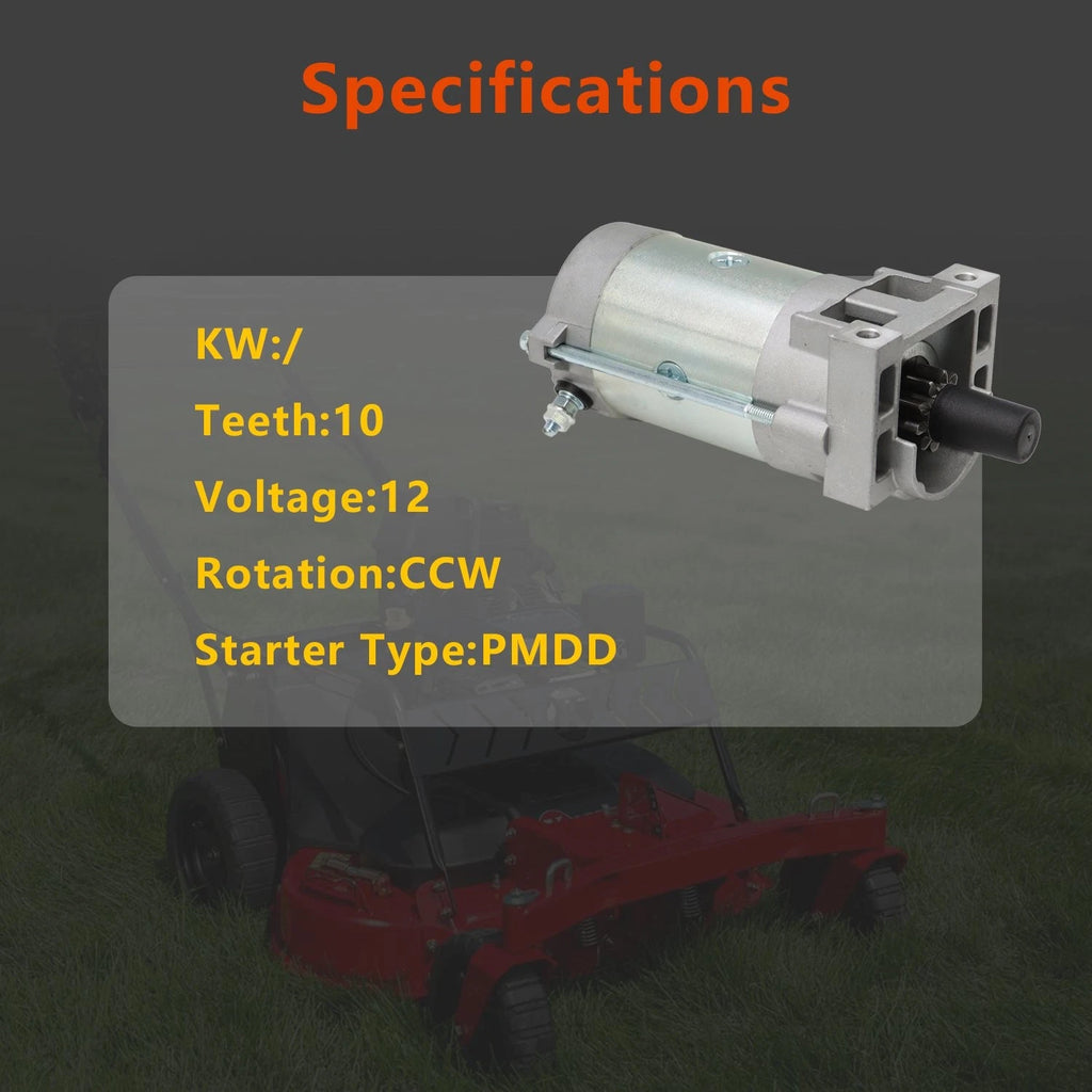 Starter for Gravely 21110533, Exmark Toro 136-7880, 127-9209, 133-1564, 133-9828 (N/A)