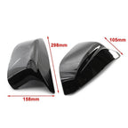 Pair Rear View Mirror Cover Trim for Infiniti Q60 QX30 Q50 Q50S Q70 (2014–2023)