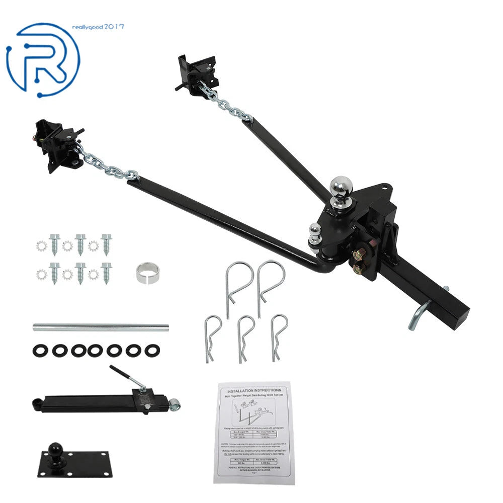 1200lb Weight Distribution Hitch for RV with Sway Control (Year Range)