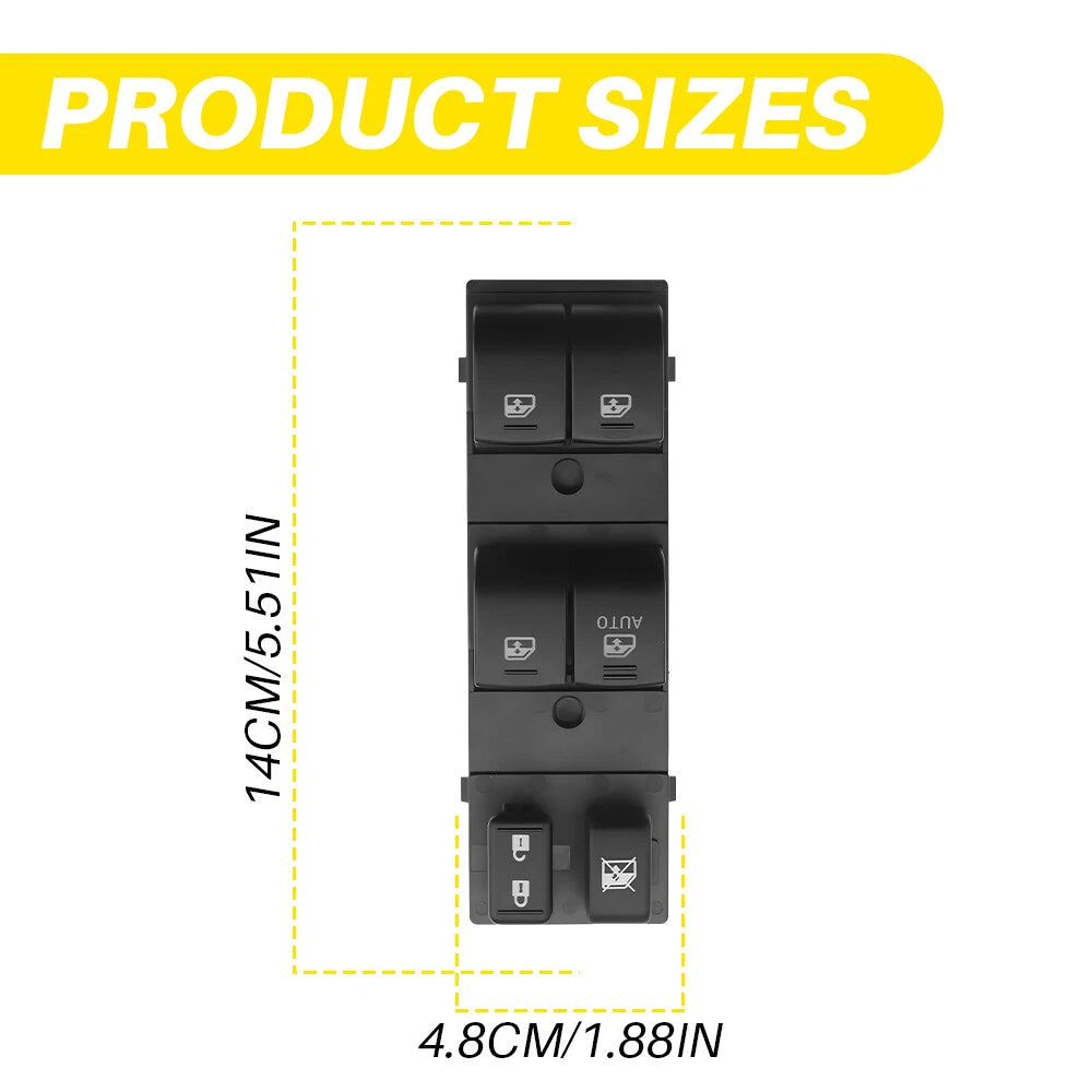 Front Left Master Power Window Switch for Subaru Forester (2014–2016) 83071-SG040