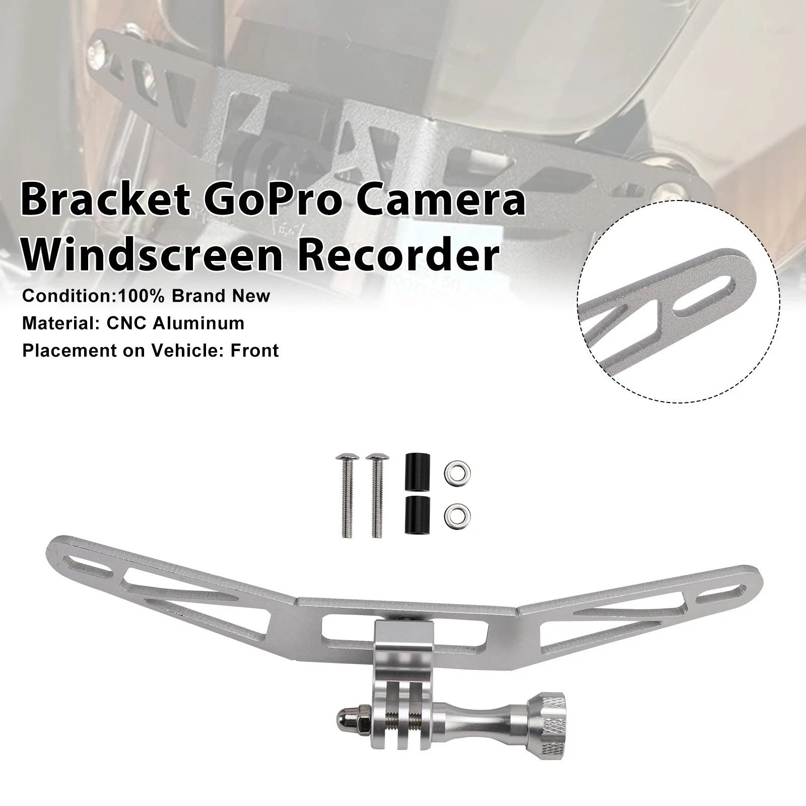 Bracket for BMW R1300GS S1000XR F900XR F850GS (2013–2023) Silver