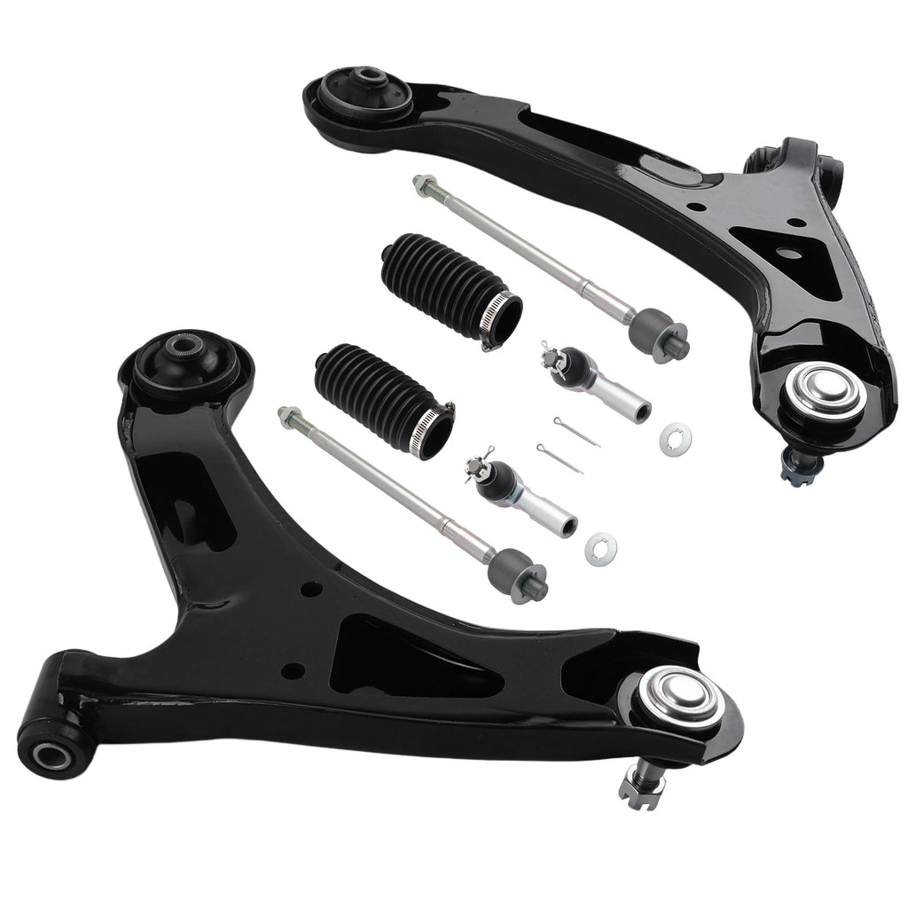 8x Front Lower Control Arm Ball Joint Tie Rod End for Suzuki Grand Vitara (2006–2013)