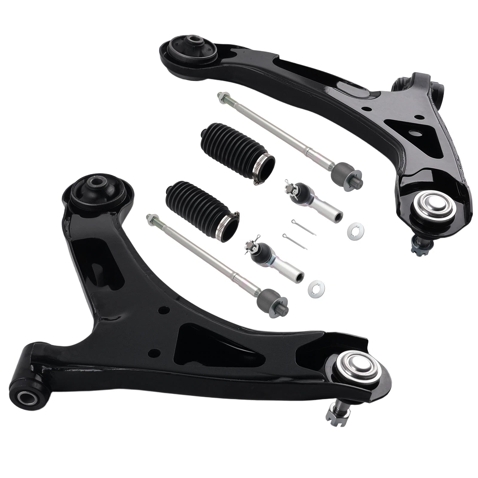 8x Front Lower Control Arm Ball Joint Tie Rod End for Suzuki Grand Vitara (2006–2013)