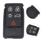 Rubber Remote Key Fob Case Pad for Volvo XC60 XC70 V70 S60 S80