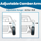 Adjustable Rear Upper Control Arms for Honda Element (2003–2011)