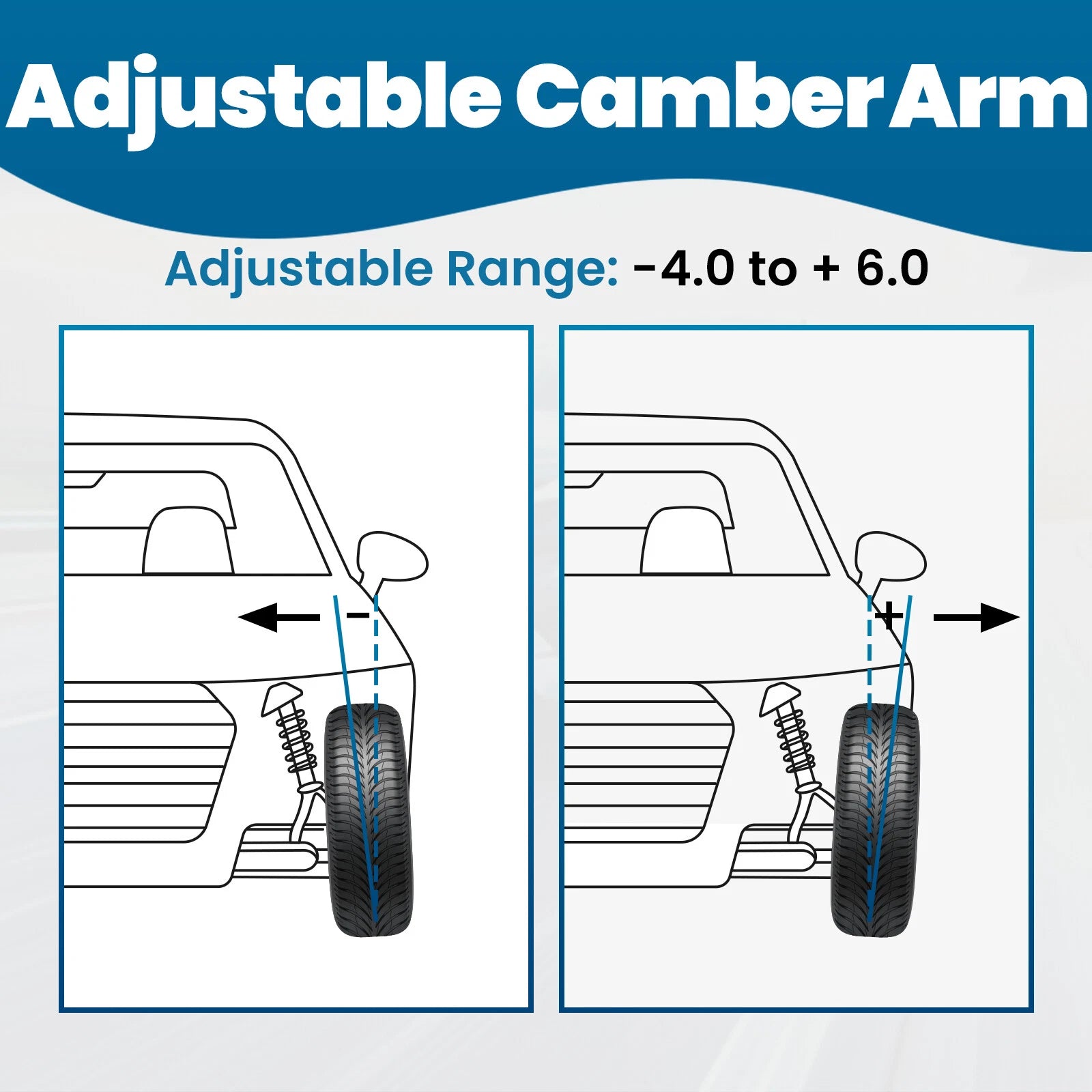 Adjustable Rear Upper Control Arms for Honda Element (2003–2011)