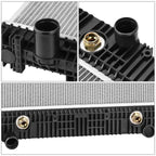 2-Row Aluminum Cooling Radiator for Freightliner M2 106/Business Class M2 (2008–2013)