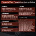 Fuel Pump Driver Module for Chevrolet Cadillac (601-131, 20877116)