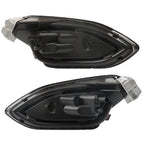 Pair LED DRL Parking Light Bumper Fog Lamp for Ford Edge (2015–2018)