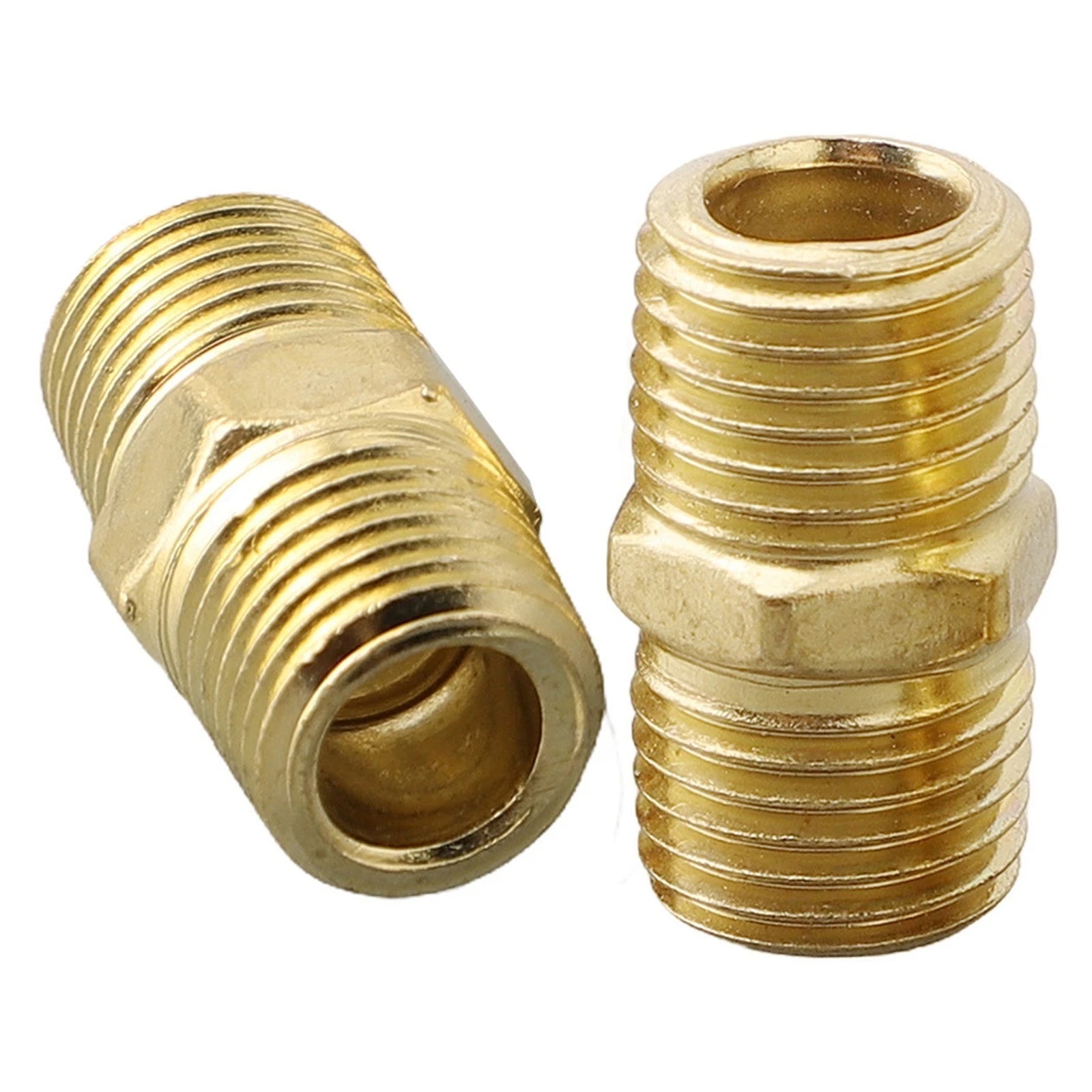 Brass Pipe Adapter for Air Line Air Tool Connector Fittings (1/4 inch)