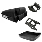 Chopped Trunk Backrest Pad Mount Rack Docking Kit for Harley Touring (2009–2013)