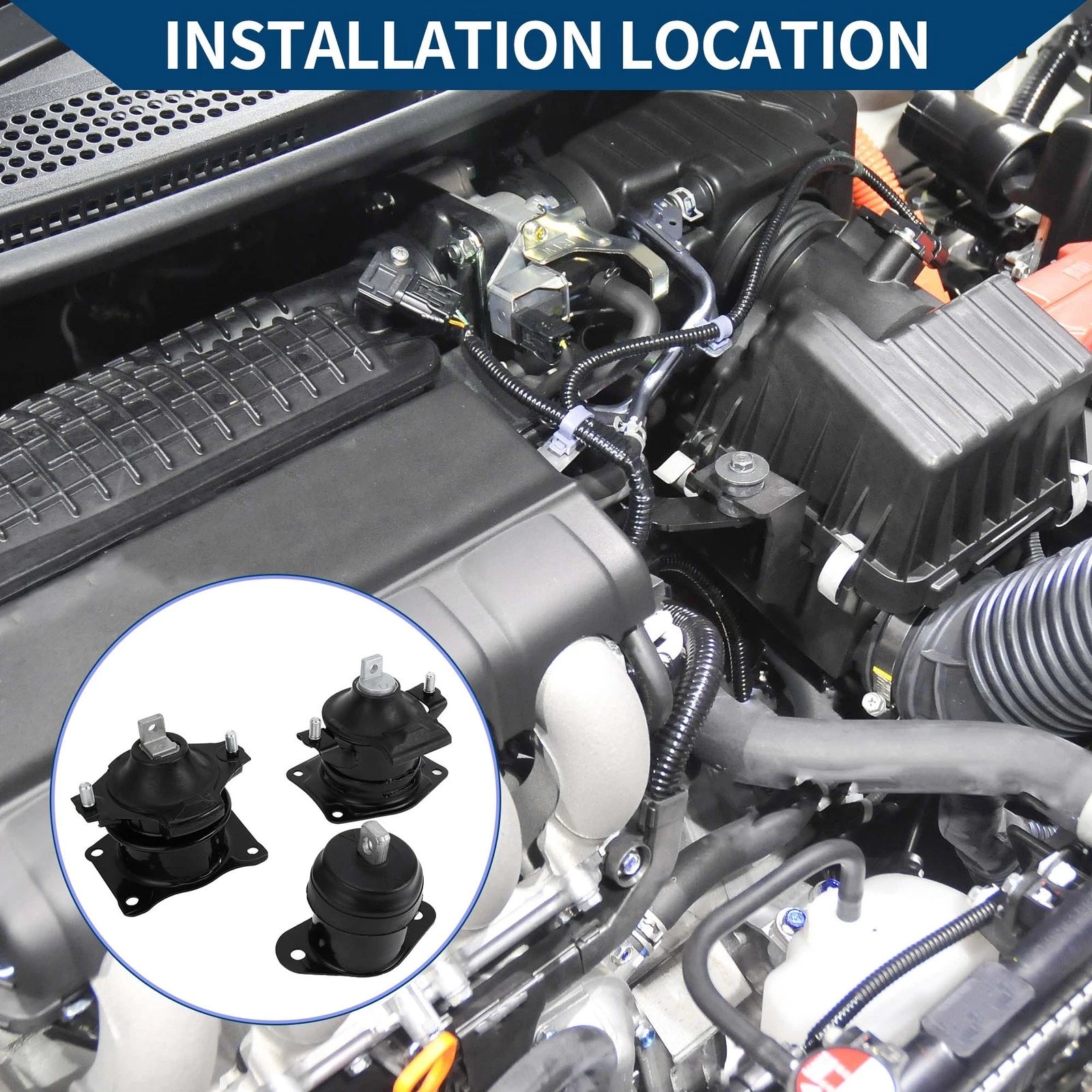Engine Motor Mount Set for Honda Accord (2003–2007)