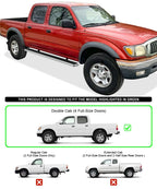 6in Stainless Steel Side Step for Toyota Tacoma Double Cab (2001-2004)