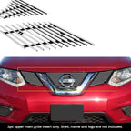 Aluminum Chrome Billet Grille Insert for Nissan Rogue (2014-2016)