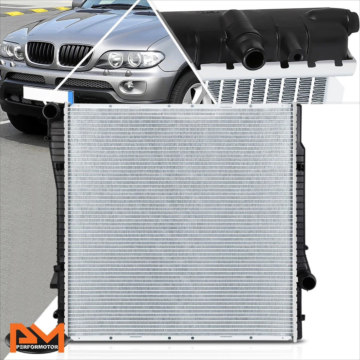 OE Style Aluminum Radiator for BMW X5 3.0L AT (2001–2006) DPI-2594