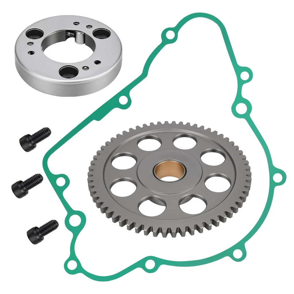 One Way Starter Clutch Bearing Gear Gasket for Kawasaki KLF220 250 (1990–2004)