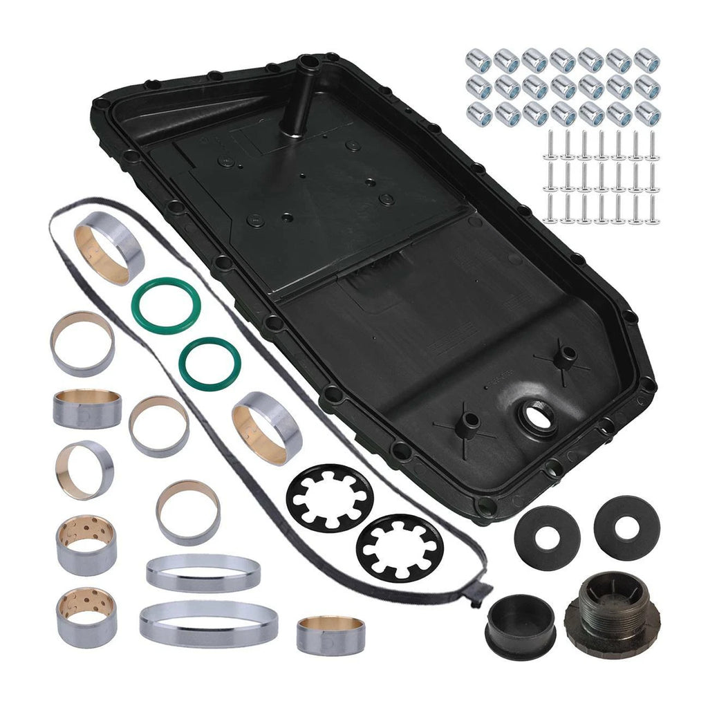 65PCS Transmission Oil Pan & Bushing Repair Kit for BMW E60 E65 E70 (2001-2010)