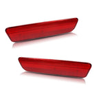 2X Rear Bumper Reflectors for Ford Mustang (2005–2009) Red LED Lights