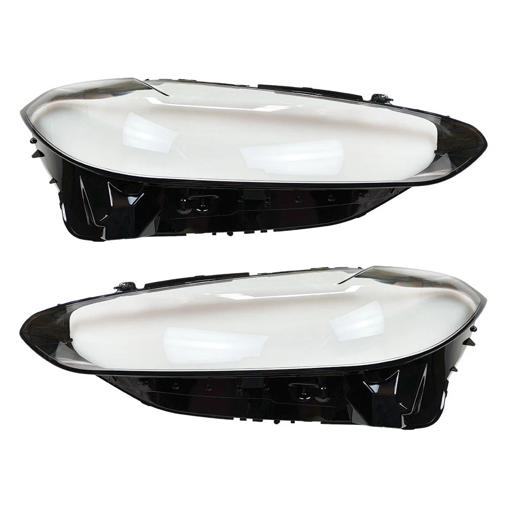 2X Front Headlamp Lens Cover + Glue for BMW 4 Series G22 G23 (2020–2022)