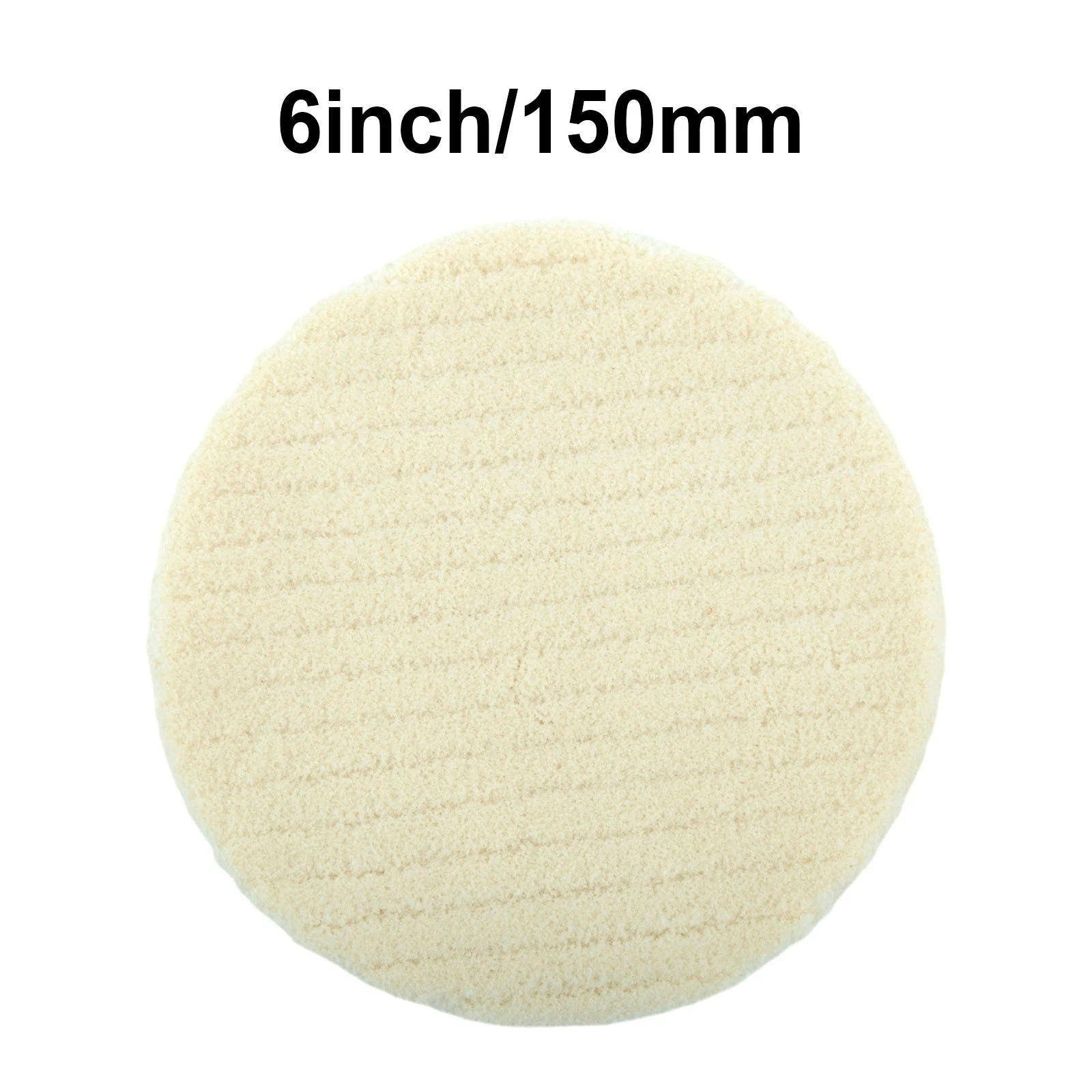 Polishing Pads Set of 4 75-180mm Coated Cushion Wool Buffing