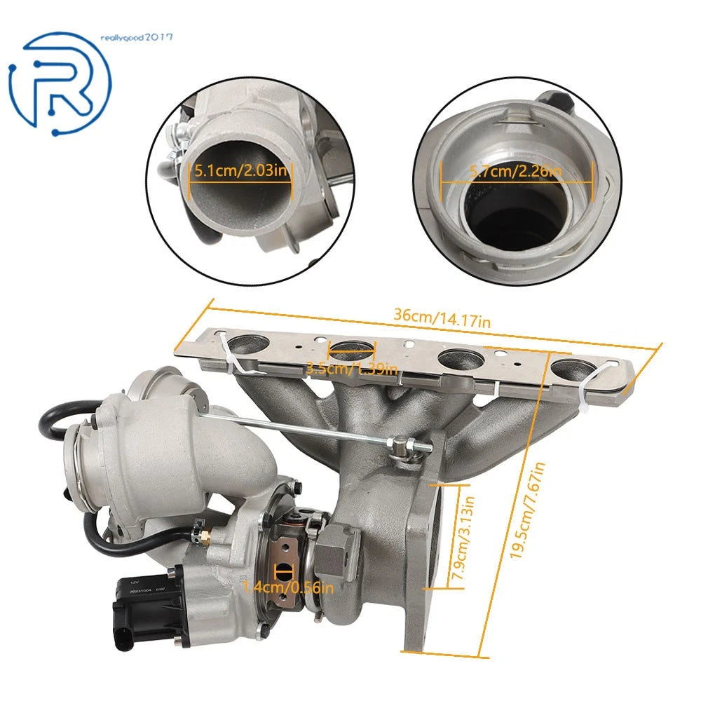 Turbocharger Kit for Audi A3, TT, VW Jetta, Passat, Eos, GTI (2006-2008)
