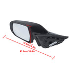 Driver Side Power Heated Blind Spot Mirror for Chevy Malibu (2016–2019) 7 Pin