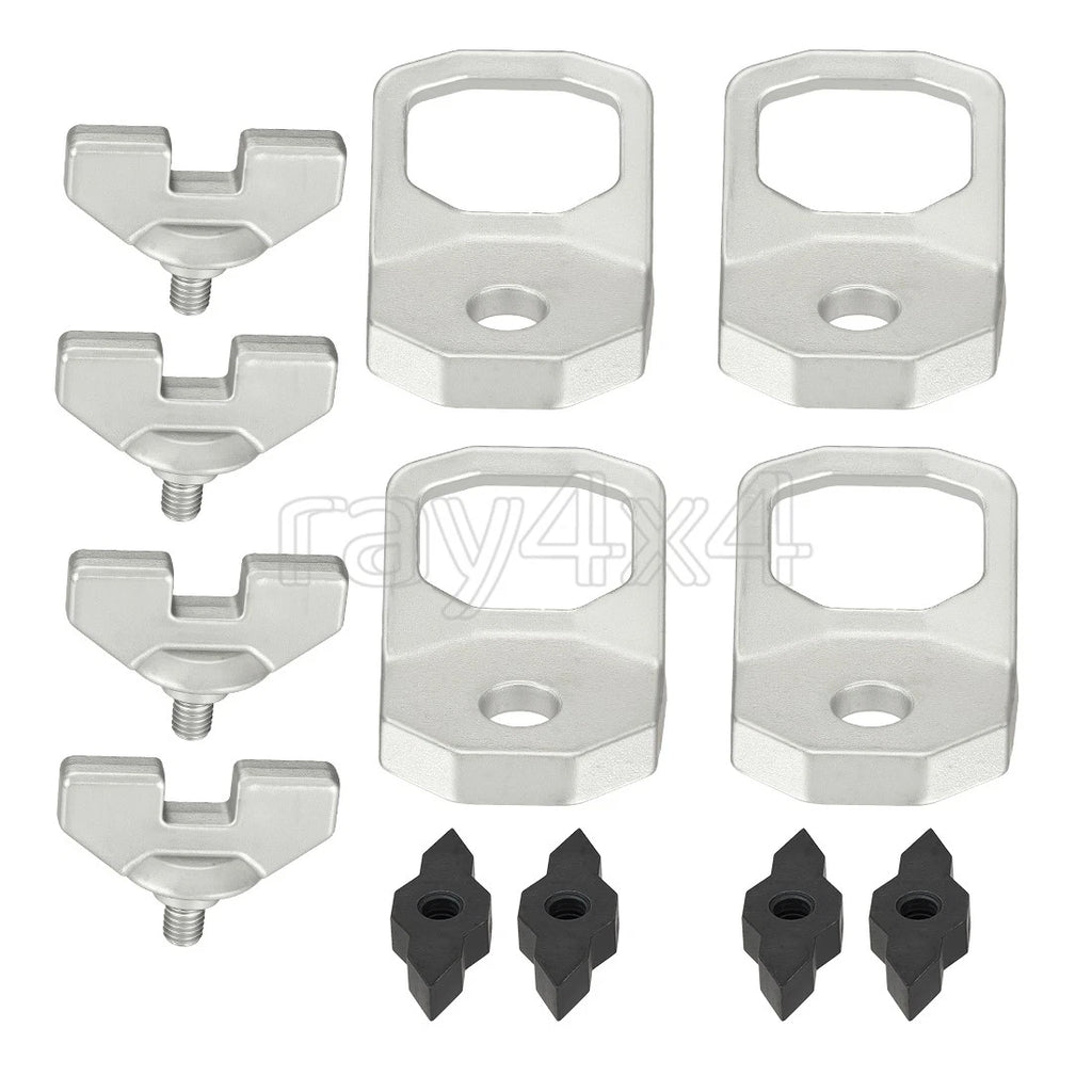 Set of 4 Lock & Ride MAX D-Rings for Polaris Xpedition XP ADV / Ranger XD 1500 (2024–2025)