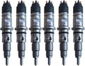 Set of 4 Common Rail Fuel Injectors 0445120383 for Cummins QSB7 (200D)