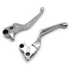 Chromed Brake Clutch Hand Levers for Harley XL Dyna Touring Softail (1996–2003)