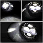 LED Projector Fog Lights with Bezel & Switch for Ford F150, Lincoln Mark LT (2005–2008)