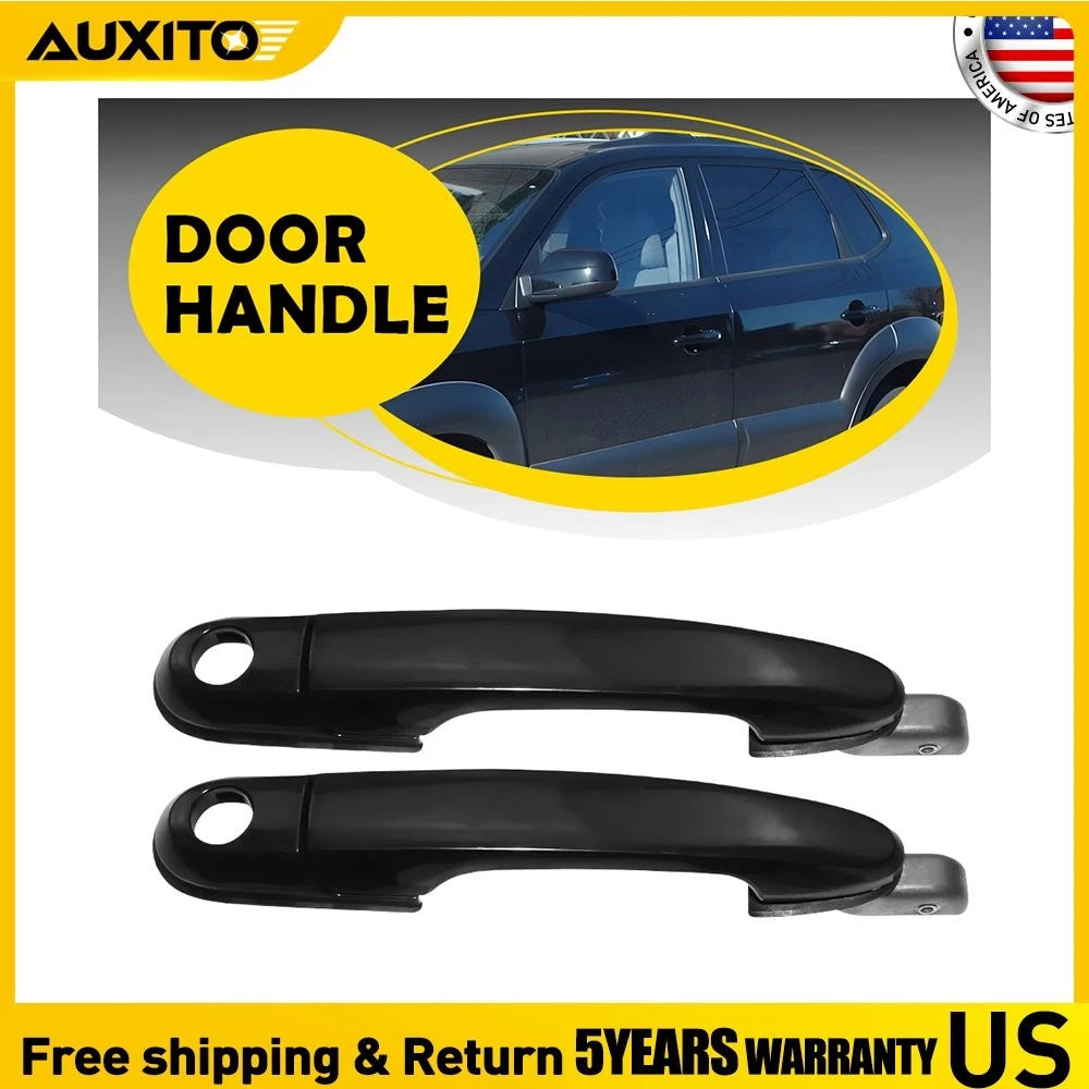 Set of 2 Outer Front Door Handles for Hyundai Tucson (2005–2009)