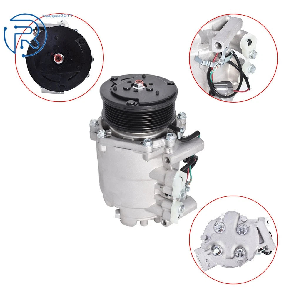 AC Compressor and Clutch for Honda CR-V 2003-2006