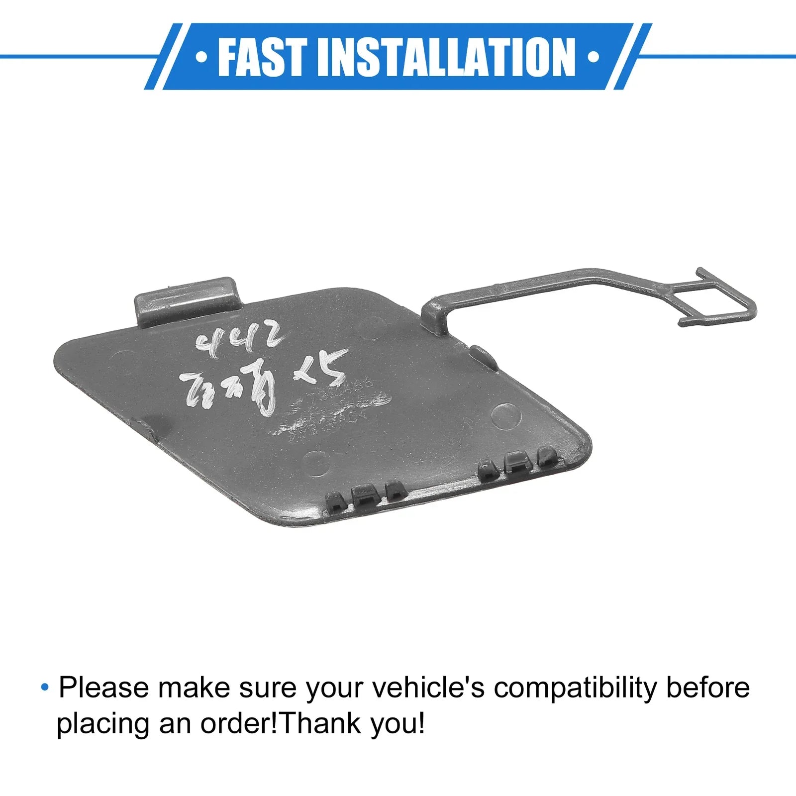Rear Bumper Tow Hook Eye Hole Cover Cap for BMW 3 F30 (2012-2015)