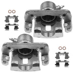 Pair Front Disc Brake Calipers for Chevy Geo Tracker Suzuki Sidekick (1989-1998)