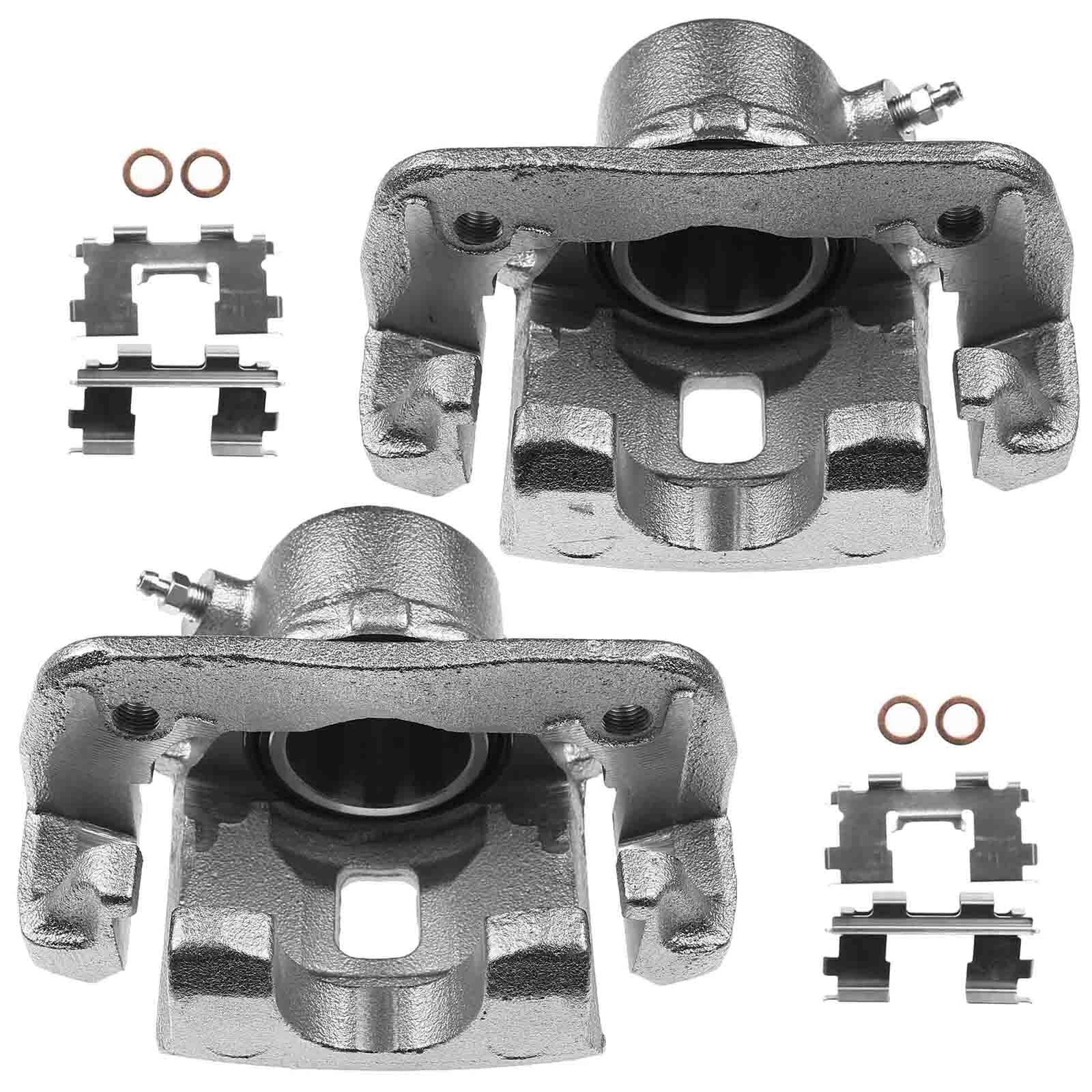 Pair Front Disc Brake Calipers for Chevy Geo Tracker Suzuki Sidekick (1989-1998)