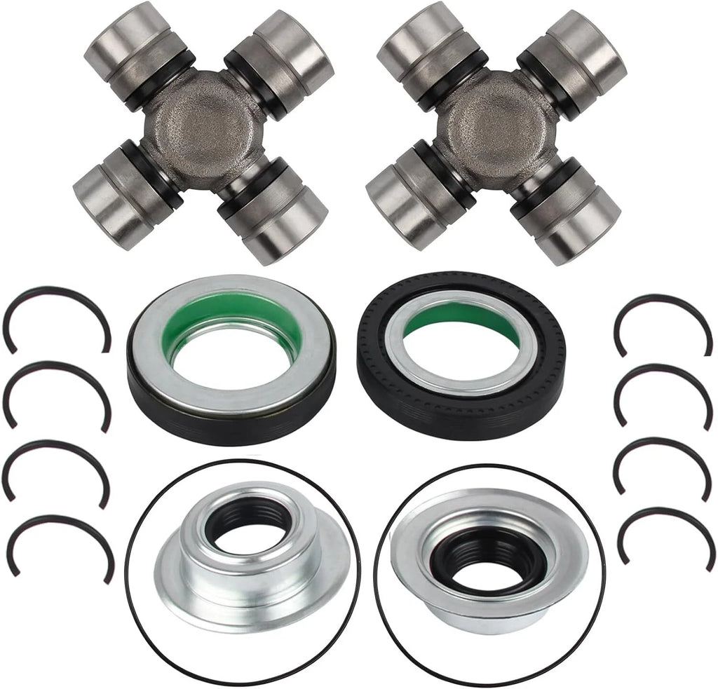 Front Axle Seal & Greaseable U Joint Kit for Ford F250 F350 Super Duty (2005–2014)