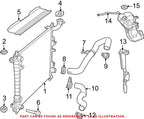 OEM Engine Water Pump Radiator Outlet Coolant Hose for Dodge Durango (2011–2023)
