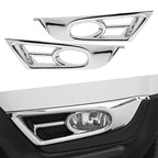 Pair of Front Fog Light Cover Trim for Honda CR-V (2017–2018) Chrome