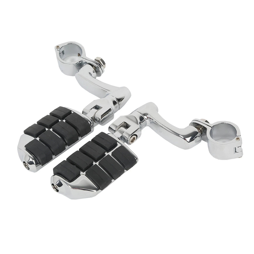 1-1/4" Highway Engine Guard Footpeg Pegs for Harley Street Road Glide