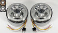 7 Inch LED Projection Headlights Pair with Halo Ring for Jeep Wrangler (1997–2006)