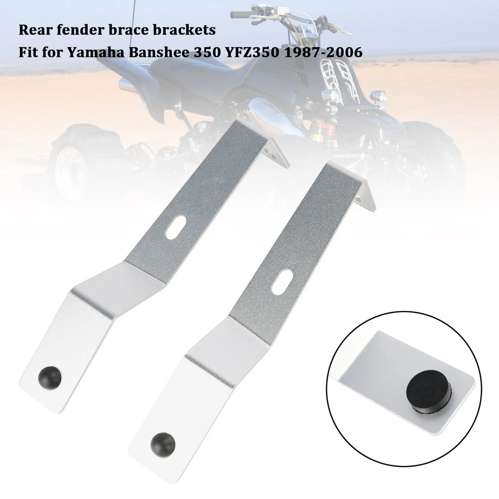 Billet Rear Fender Brace Brackets for Yamaha Banshee 350 (1987–2006)